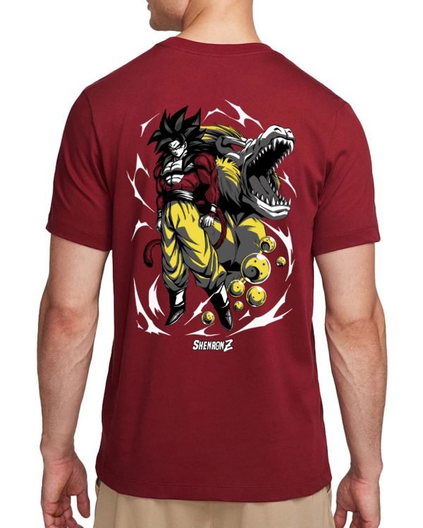 camiseta ssj4 shenronz