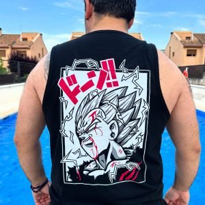 camiseta tirantes majin vegeta